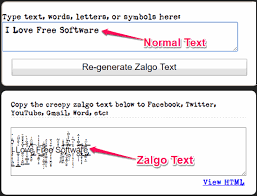 Zalgo text generator is convert your normal english text to glitchy text online.zalgo font.zalgo text the glitch font generator is simple and handy to work and entertaining to apply its factors is not only. 6 Free Online Zalgo Text Generator