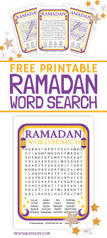 *daily outdoor programs with quran, dua recitation along with enlightening speeches by scholars in english. Ramadan Word Search Free Printable The Printables Fairy