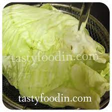 محشي كرنب بالتفصيل مع خطوات سلق الكرنب بالصور تيستي فوود Food Yummy Vegetables