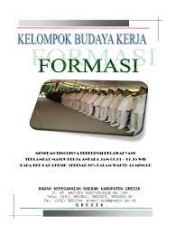 Contoh risalah budaya kerja pada suatu instansi. Risalah Kbk Formasi