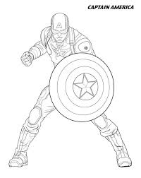 Captain america's shield offers a limited range of protection since it's literally just an oversized dish, so it can't block all kinds of attacks. 13 Best Free Printable Avengers Coloring Pages For Kids And Adults