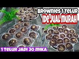 Resep brownies kukus pun sangat mudah sekali. Resep Brownies Potong 1 Telur Hemat Dan Ekonomis Cocok Untuk Idejuala
