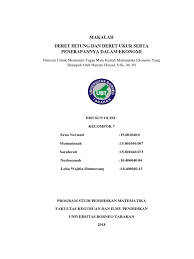 Matematika ekonomi kode mata kuliah : Matek Deret Pdf