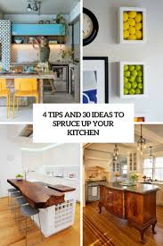 Wood tone and other color 4 Tips And 30 Ideas To Spruce Up Your Kitchen Digsdigs