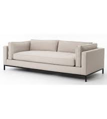 Cami Sofa Natural Modern White Sofa Modern Linen Sofa Contemporary Sofa
