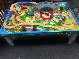 Amzn.to/2g1tywx kidkraft waterfall mountain train set and table want. Thomas Train Table Twice As Nice