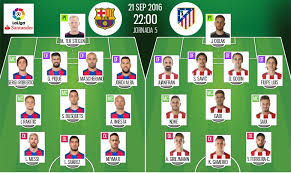 Atlético and barcelona came into the match occupying the top two positions in the league. Les Compos Officielles De Barcelone Atletico Madrid