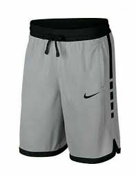 Black And White Striped Shorts Mens Nike Dri Fit Elite Stripe Basketball Shorts Mens L Wolf Grey Black Aj3904 012 Nike Activewearshorts In 2020 Active Wear Shorts Nike Dri Fit Basketball Shorts