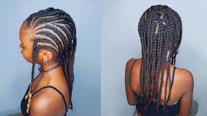 Types of hair for iverson braids. Side Braids Plaits On Natural Long Hair Hairstyles For Teen Girls Youtube