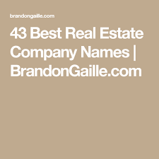 Model portfolios, investment ideas, guru screens and much more. 350 Best Real Estate Company Names Of All Time Real Estate Company Names Best Marketing Companies Company Names
