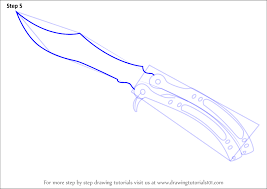 Social media (sort of)xb1 & xb360 gt: Learn How To Draw Butterfly Knife From Counter Strike Counter Strike Step By Step Drawing Tutorials