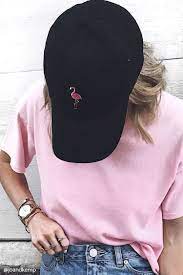 Flamingo Embroidered Dad Cap Dad Hat Outfits Women Outfits With Hats Dad Hats Outfits