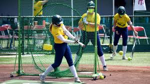 Los guantes de cuero son más grandes y más anchos que los guantes de beisbol, ya que se utilizan para agarrar una pelota más grande. Pe7duopzbumwrm