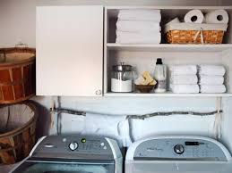 Once the space was empty, we measured to did you know that there are so many laundry room shelf design ideas that will make your head spin? Diy Laundry Storage Pictures Options Tips Ideas Hgtv