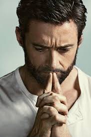 Om Nom Nom Love A Man With A Beard And His Accent Makes Him Even More Attractive Jackman Hugh Jackman Wolverine Hugh Jackman