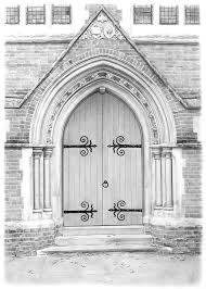 How to draw a cartoon church. Pencil Drawing Of Church Door Realistic Pencil Drawing Com Flickr