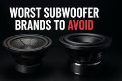 Avoid Low-Quality Bass: Worst Subwoofer Brands