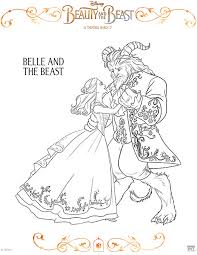 Beauty and the beast coloring pages. Free Printable Beauty And The Beast Coloring Pages