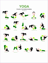 22 rigorous free yoga poses chart