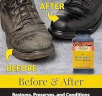 Fiebing's Resolene acrílico (118 g, preto) – Acabamento protetor de couro  acrílico – Revestimento superior flexível, resistente à água para botas ...