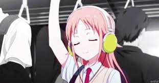 Image Result For Anime Listening To Music Gif Anime Personagens De Anime Arte Do Espaco