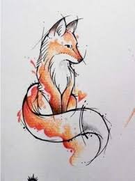 New Drawing Ideas Tattoo Watercolour 32 Ideas Animal Drawings Watercolor Fox Watercolor Fox Tattoos