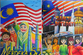Muat turun download aktiviti mewarna logo merdeka ke 62. Pin By Lea Ostersson On Malaysia Merdeka Independence Poster Drawing Colorful Art Drawings