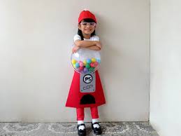 Spray paint all of your terracotta pieces. Diy No Sew Gumball Machine Costume A Crafted Lifestyle
