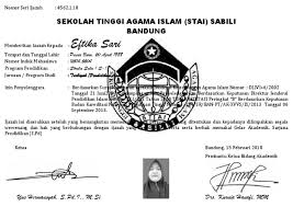 Padahal tanggal pemberian penghargaan adalah 24 juni 2006. Ijazah Eftika Sari Jpg