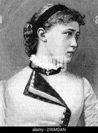 Queen Victoria and Prince Albert March 1861 Stock Photo