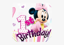 Free Baby Minnie Mouse 1st Birthday Clipart Minnie Mouse 1st Birthday Bubble Balloon 22 Free Transparent Png Download Pngkey