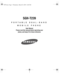 When i order an unlock code for my samsung t239, what will i receive? Samsung Sgh T239 User Manual Pdf Download Manualslib