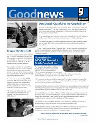 Dan Diegel–Grateful to the Goodwill Inn Homestretch– $400,000 ...