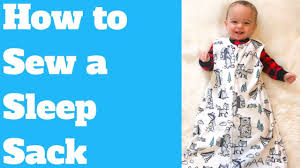 How To Sew A Baby Sleep Sack Youtube
