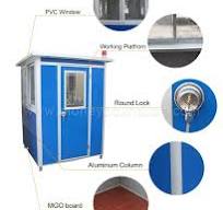 Low Price Cheap Mobile Portable Fiberglass Prefab Security ...