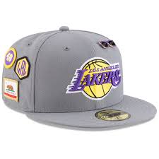 For a wide assortment of los angeles lakers visit target.com today. Los Angeles Lakers New Era 2018 Draft 59fifty Fitted Hat Gray Fitted Hats Hats Hats For Men