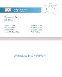 Promotional plumbing business card magnets are developed to aid plumbers to increase their visibility in the market and build their brand name. Full Color Plumbing Business Cards