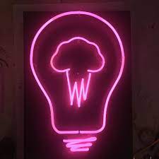 Now We Know Not A Pink Rain But A Pinkcloud Neon Neonart Neonshop Neonglow Neonlights Neoncolors Neonidea Pi Neon Wall Signs Pink Neon Sign Neon