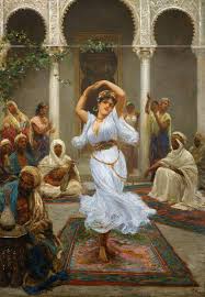 Fabio Fabbi 1861 1906 Orientalist Painter Art Dance Paintings Canvas Art Prints