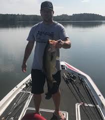 Caught A Largemouth Bass On Clarks Hill Lake J Strom Thurmond Reservoir Using A Shakey Head