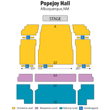 popejoy hall albuquerque tickets schedule seating