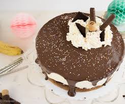 Cremige Bananensplit Torte Rezept Bananensplit Torte Bananensplit Bananen Split