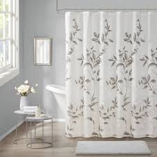 Target bathroom accessories shower curtains. Rosalie Burnout Printed Shower Curtain Gray Target