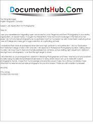 Cover Letter For Photographer