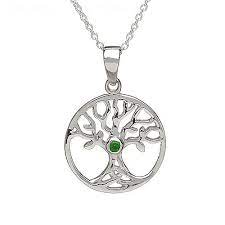 Tree Of Life Emerald Necklace Celtic Rings Ltd Emerald Necklace Tree Of Life Necklace Necklace