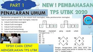 Ukuran file soal tps utbk sbmptn tahun 2021 2020. Pembahasan Soal Tps Utbk Terbaru 2020 Penalaran Umum Tes Potensi Skolastik Utbk Part 1 Youtube