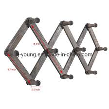 Coat rail manufacturers directory ☆ 3 million global importers and exporters ☆ coat rail suppliers, manufacturers, wholesalers, coat rail sellers, traders, exporters and distributors from china and. Rustic Gray Wood Expandable Accordion Peg Coat Rack Hanger China Cloth Rack And Cloth Holder Price Made In China Com
