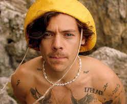 Golden Harry Styles Inspired Necklace Free Gift With Any Etsy In 2021 Harry Styles Photoshoot Harry Styles Photos Golden Harry