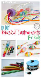 10 Diy Musical Instruments For Kids Planning Playtime Diy Musical Instruments Music Instruments Diy Instrument Craft