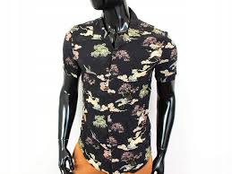 Details About M Topman Mens Shirt Short Sleeve Pattern Size L